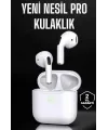 Beyaz Yeni Nesil Pro Bluetooth Kulaklık Yüksek Ses Kaliteli Anc Özelliği