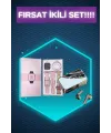 Bileklikli Amoled Ekran Akıllı Saat Ve Dijital Göstergeli Kablosuz Bluetooth Kulaklık Anc/ Enc