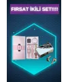 Bileklikli Amoled Ekran Akıllı Saat Ve Dijital Göstergeli Kablosuz Bluetooth Kulaklık Anc/ Enc