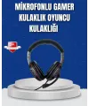 Bilgisayar Oyuncu Kulaklığı – Yumuşak Pedli, Dayanıklı İpli Kablo