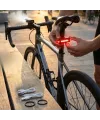 Bisiklet Işık Seti – USB Şarjlı LED Ön Far + Arka Stop Lambası, Su Geçirmez Bisiklet Aydınlatma Seti