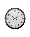Black Classic 52 Cm Metal Modern Ve Şık Duvar Saati