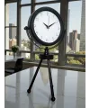 Black Classic Dekoratif Üç Ayaklı Masa Saati