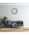 Black Harmoney 52 x 52 Cm Duvar Saati