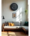 Black Noble 40 Cm Metal Modern Duvar Saati