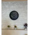 Black Noble 40 Cm Metal Modern Duvar Saati