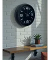 Black Royal Tasarım 40 cm Metal Duvar Saati