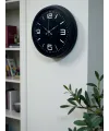 Black Royal Tasarım 40 cm Metal Duvar Saati