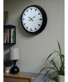 Black & White Baseline 40 Cm Metal Duvar Saati