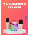 Bluetooth 5.0 Destekli Kablosuz Karaoke Hoparlör