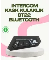 Bluetooth 5.0 Edr Kask Kulaklık Yüksek Ses Kalitesi Ve Gürültü Önleme