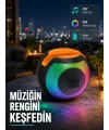 Bluetooth 5.0 Hoparlör – Rgb Işıklı, Güçlü Bas Ve 360° Surround Ses