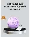 Bluetooth 5.3 S05 Kablosuz Kulaklık Ipx4 Spor Uyumlu Suya Dayanıklı Stereo