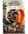 Bluetooth Bağlantılı 49mm Dokunmatik Akıllı Saat Sağlık Ve Spor Takip Özellikli