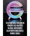 Bluetooth Hoparlör 15w Kablosuz Hızlı Şarj Led Gece Lambası