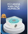 Bluetooth Hoparlör – 3-ü-1 Saatli Gece Lambası Ve Vintage Tasarım