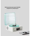 Bluetooth Hoparlör – 3-ü-1 Saatli Gece Lambası Ve Vintage Tasarım