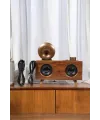 Bluetooth Hoparlör Ahşap Klasik Retro Gramofon Bluetooth Müzik Kutusu