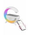 Bluetooth Hoparlör G Şekli Atmosfer Akıllı Rgb Lamba Wireless Kablosuz Şarj