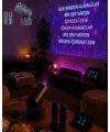 Bluetooth Hoparlörlü Akıllı Projektör Kablosuz Karaoke Mikrofonlu