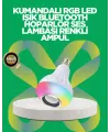 Bluetooth Hoparlörlü Led Ampul – 12w Enerji Tasarruflu