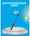 Bluetooth Işıklı Uzaktan Kumandalı Selfie Çubuğu – 130 Cm Yükseklik