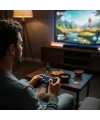 Bluetooth Kablosuz Gamepad – Ergonomik Tutuş, Hassas Analog Joystick, PC & Mobil Uyumlu Oyun Kolu