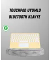 Bluetooth Klavye – Kablosuz, Sessiz Tuşlu, Android İos Windows Uyumlu, Kompakt Taşınabilir Tasarım