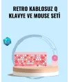 Bluetooth Klavye Ve Mouse Kombinasyonu – Usb Alıcılı, Kompakt, Uzun Ömürlü