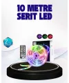 Bluetooth Kontrollü Smart Şerit Led 10m Sese Duyarlı Rgb Aydınlatma