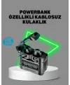 Bluetooth Kulaklık Kablosuz Anc Gürültü Önleyici Stereo Ses