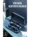 Bluetooth Kulaklık Powerbankli Dijital Göstergeli Dokunmatik Kontrol
