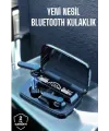 Bluetooth Kulaklık Powerbankli Dijital Göstergeli Dokunmatik Kontrol