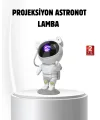 Bluetooth Müzikli Astronot Projeksiyon Lambası Yıldız Ve Ay Efektli