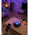 Bluetooth Müzikli Disko Işığı Rgb Parti Projektörü Dahili Hoparlör Usb Micro Sd Destekli