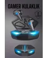 Bluetooth Oyuncu Kulaklığı Led Işıklı Kablosuz Anc Özelliği