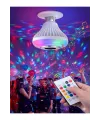 Bluetooth RGB LED Hoparlörlü Akıllı Ampul - Renkli Müzikli Lamba ve Kumanda