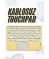 Bluetooth Touchpad Klavye 10.9 İnch Kablosuz Wifi Q Klavye Slim