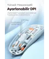 Bluetooth USB Çift Modlu Sessiz Mouse, Şeffaf Mıknatıslı Kapaklı, TypeC Şarjlı, DPI Ayarlı, Kablosuz 10m Çekim Mesafeli, Masaüstü Kısayol Tuşlu, Taşınabilir Şarjlı Mouse Siyah