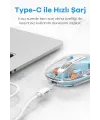 Bluetooth USB Çift Modlu Sessiz Mouse, Şeffaf Mıknatıslı Kapaklı, TypeC Şarjlı, DPI Ayarlı, Kablosuz 10m Çekim Mesafeli, Masaüstü Kısayol Tuşlu, Taşınabilir Şarjlı Mouse Turuncu