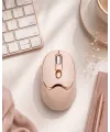 Bluetooth Ve 2.4g Destekli Sessiz Kablosuz Mouse Şarjlı Tasarım