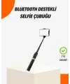 Bluetooth’lu Işıklı Selfie Çubuğu – Katlanabilir, 130 Cm