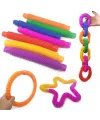 Boru Oyuncak - 6lı Set - Rengarenk - Plastik