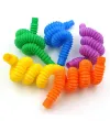 Boru Oyuncak - 6lı Set - Rengarenk - Plastik