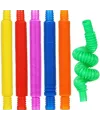 Boru Oyuncak - 6lı Set - Rengarenk - Plastik