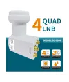 4lü Uydu Lnb Unıversal Quad 4k Ultra Hd 0.1db IEG38NM