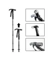 Boya Göre Ayarlı Işıklı Yürüyüş Bastonu LED Güçlü Aydınlatmalı Ergonomik Tasarım WT-002
