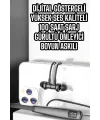 Boyun Askılı Bluetooth Kulaklık Uzun Şarj Süreli Dijital Göstergeli Kablolu