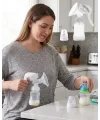 Bpa İçermez Manuel Anne Sütü Pompası Biberon Başlıklı Ergonomik