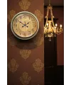 Bronz Nostalji 40 Cm Metal Eskitme Duvar Saati